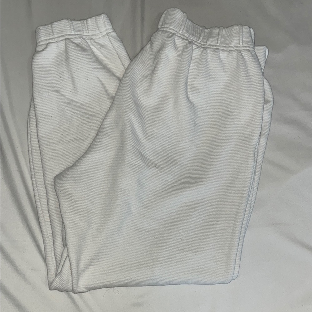 Cozy White Sweatpants